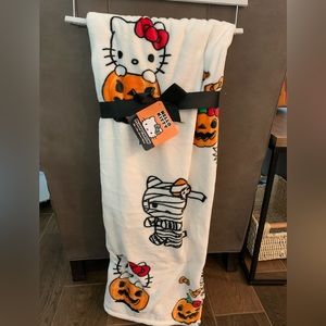 Hello Kitty Halloween Plush Throw